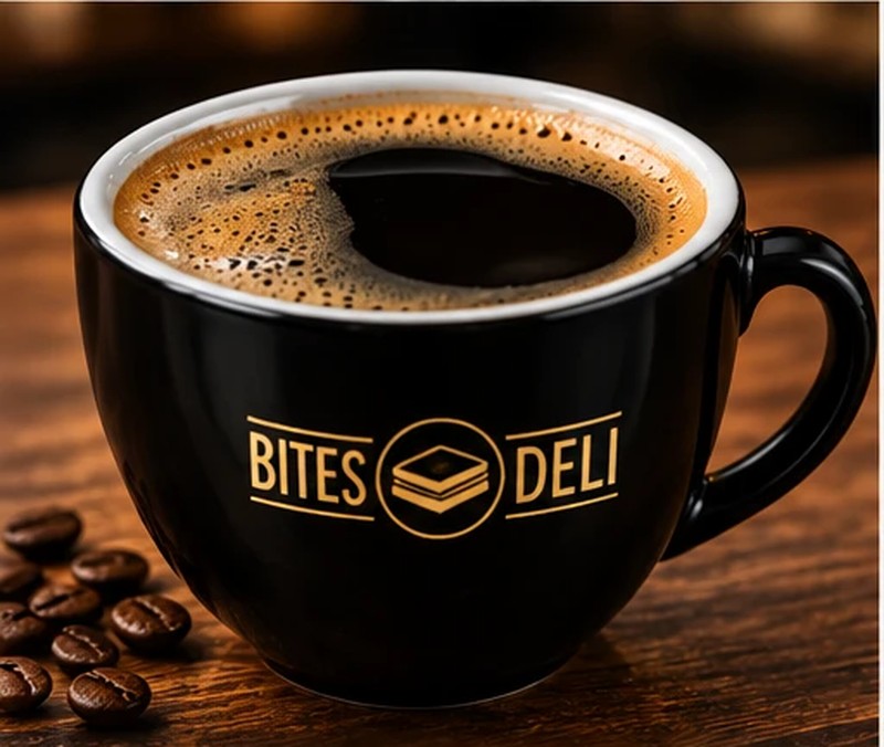 Americano in a Bites Deli cup